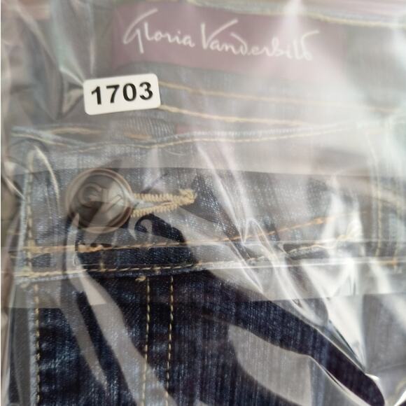 Gloria Vanderbilt Amanda Jeans Women's Sz 14 Stretch Denim Classic Fit Straight - Picture 11 of 11